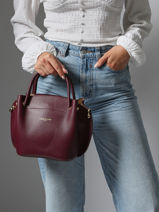 Handtas Foulonn Double Leder Lancaster Rood foulonne double 18-vue-porte